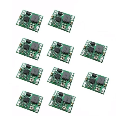 Abbildung von DollaTek 10Pcs MP1584EN Ultra Small DC 3A Power Step Down Adjustable Module Buck Converter 24V to 12v 9V 5V 3V für Arduino