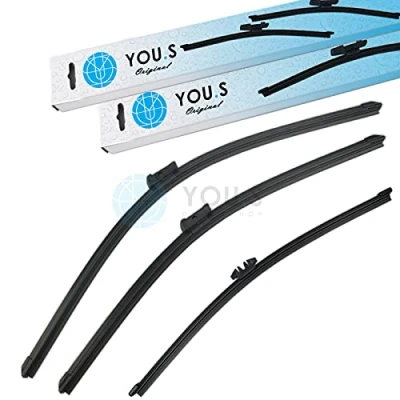 Abbildung von YOU.S SCHEIBENWISCHER SET VORNE + HINTEN 330 600 530 mm