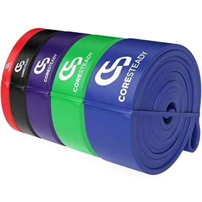 Abbildung von Coresteady Fitnessband und Gummiband Sport Robustes Klimmzugband aus Gummi für Männer Frauen Krafttraining Muskelaufbau Training, Fitness, Klimmzughilfe Fitness Band
