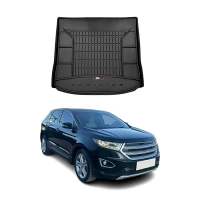 Abbildung von Kofferraumwanne Laderaumwanne kompatibel mit Ford Edge II 2014 2023 OMAC Premium 3D Schwarz
