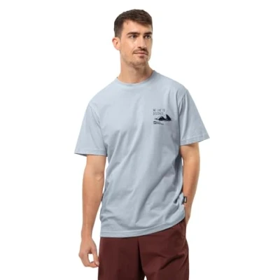 Abbildung von Jack Wolfskin Discover Sport Tshirt, Herren, Größe: XL, Soft blue