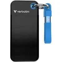 Abbildung von Verbatim Pocket SSD USB 3.2 Gen 2 1TB Black/Blue