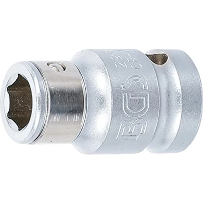 Abbildung von BGS 290 Bit Adapter mit Haltekugel Innenvierkant 12,5 mm (1/2&quot;) Innensechskant 10 (3/8&quot;)