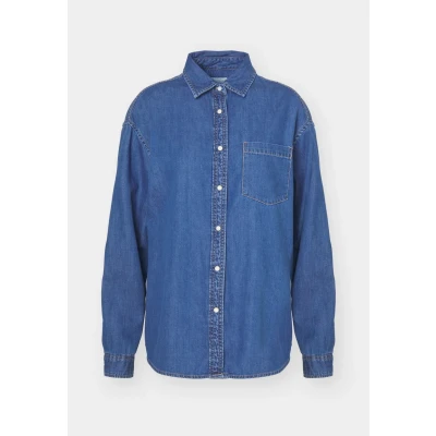 Abbildung von Pepe Jeans Boyfriend Hemdbluse darkblue denim, Damen, Größe: XS, Dark blue denim