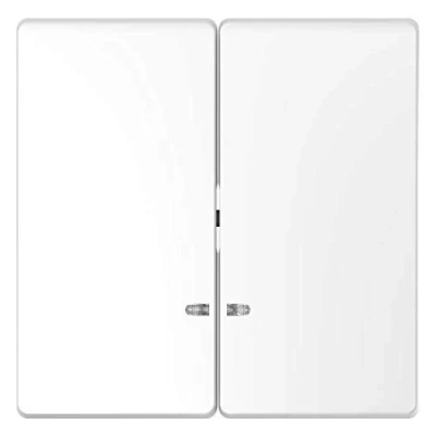 Abbildung von Merten Doppelwippe lotosws MEG3420 6035 Kontrollfenster System Design Abdeckung/Bedienelement für Installationsschalterprogramme 4042811195755