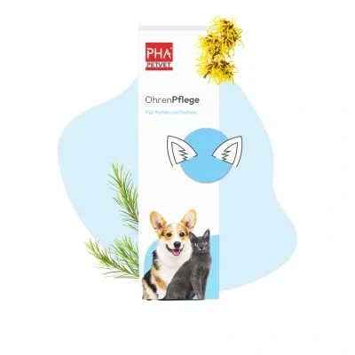 Abbildung von PHA Ohrenpflege Tropfen für Hunde 100 ml
