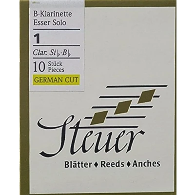Abbildung von Steuer Blatt BB Klarinette Solo White Line 5 französischer Schnitt 10er Packung