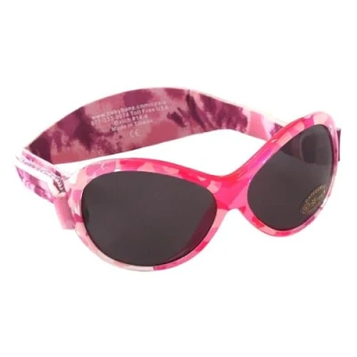 Abbildung von Banz 00245 Sonnenbrille Retro Baby mit elastischem Neoprenband, für Kopfumfang 40 52 cm (circa bis 2 jahre), UV400, rosa