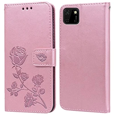Abbildung von Hülle für Huawei Y5P Handyhülle,Klappbar Tasche Case,Standfunktion,Kartenfach,Silikon Bumper,Stoßfeste Schutzhülle Cover