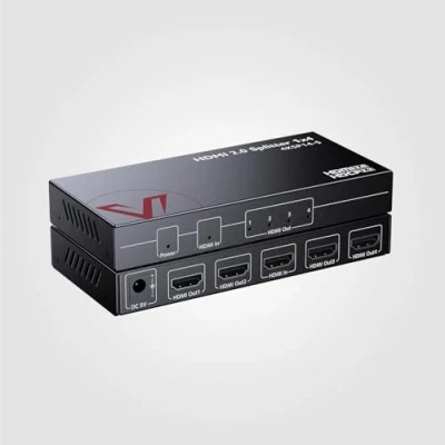 Abbildung von AV Access 1 in 4 Out UHD 4K@60Hz 1080p@120Hz HDMI 2.0 Splitter mit Auto Downscaling,18Gbps Zero Latency, 1x2 4K HDR10 and 3D, HD Verlustfreie Audio, HDCP 2.2, EDID Verwaltung