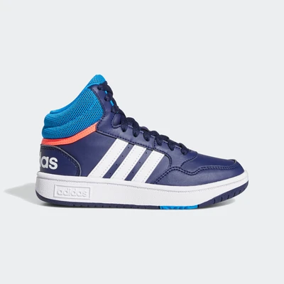 Abbildung von adidas Unisex Kinder Hoops Mid Shoes Schuhe, Dark Blue/Blue Rush/Turbo