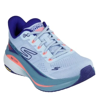 Abbildung von Skechers MAX Cushioning Propulsion Sneaker low, Damen, Größe: 39, Light blue/navy Schuhe