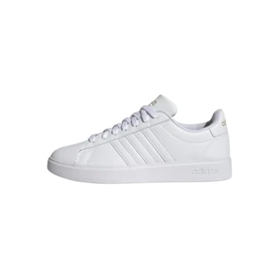 Abbildung von adidas Damen Grand Court 2.0 Sneaker, Ftwr White Gold Met, 37 1/3 EU