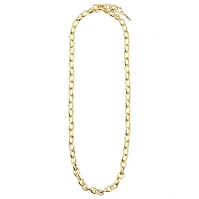 Abbildung von Pilgrim Charm Recycled Necklace Unisex Halskette goldcoloured, Größe: One Size, Gold coloured