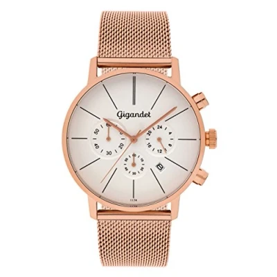 Abbildung von Gigandet Minimalism Herren Armbanduhr Chronograph Quarz Analog mit Edelstahlarmband G32 007