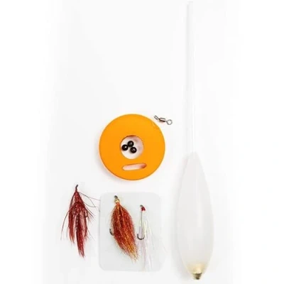 Abbildung von Fladen Bomb Float Set Seatrout Seabass Garfish Rainbow Rood Wit Kunstköder