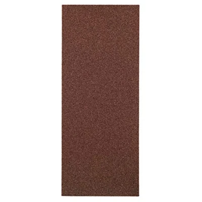 Abbildung von kwb Schleifstreifen 115x280 mm aus Korund mit Körnung 40, hochwertiger Verleimung, robustem Papierträger, universal einsetzbar für den groben Schliff von Holz und Metall