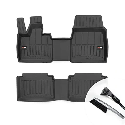 Abbildung von moto MOLTICO 3D Gummimatten Auto Fußmatten Gummi Automatten 4 teilig Set passend für BMW i3 2013 2022