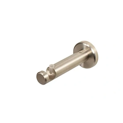 Abbildung von iso design Wandhalter aus Edelstahl für 12 mm Gardinenstangen