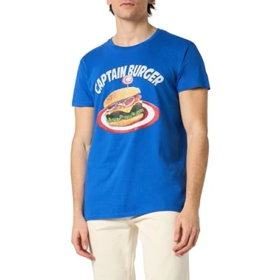 Abbildung von Marvel Herren Memarcots277 T Shirt, Cobalt, XS