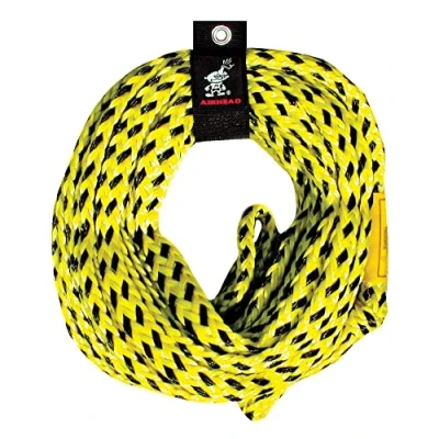 Abbildung von Airhead Unisex Erwachsene Tow Rope Abschleppseil 1 6 Reiter Seil für Abschlepprohre, Mehrfarbig, 60 feet