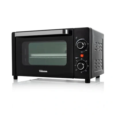 Abbildung von Tristar Minibackofen, Kleiner Tisch Backofen für Toast Pizza Mini Ofen 10L Ober &amp; Unterhitze