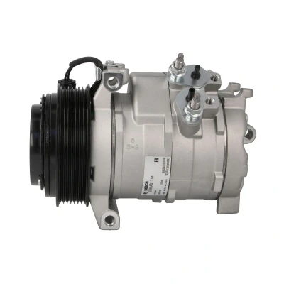 Abbildung von BOSCH 1 986 AD1 314 Kompressor 12V PAG 46 R134a mit Montageanleitung, ohne Dichtring CHRYSLER: 300C Touring, Limousine, JEEP: GRAND CHEROKEE 3