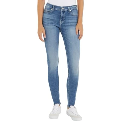 Abbildung von Tommy Jeans NORA Skinny Fit, Damen, Größe: 27x32, Denim medium