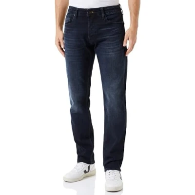 Abbildung von Jack &amp; Jones Jjimike Jjwood Jeans Straight Leg, Herren, Größe: 33x32, Black denim