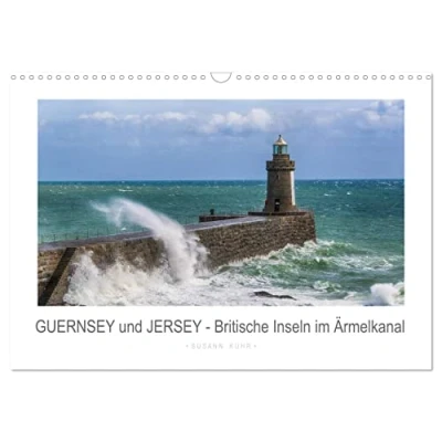 Abbildung von GUERNSEY und JERSEY Britische Inseln im Ärmelkanal (Wandkalender 2025 DIN A3 quer), CALVENDO Monatskalender