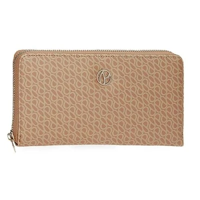 Abbildung von Pepe Jeans Megan Geldbörse mit Kartenfach, braun, 19,5 x 10 2 cm, Talla única, Brieftasche Kartenfach