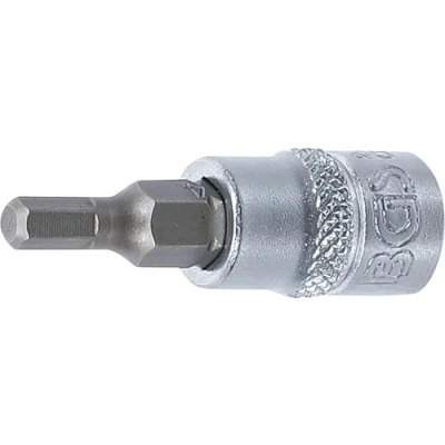 Abbildung von BGS 2498 Bit Einsatz Länge 38 mm 6,3 (1/4&quot;) Innensechskant 4 CV Stahl