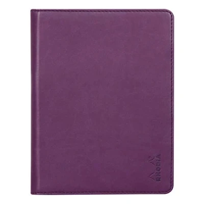 Abbildung von Rhodia 213006C Mappe für Block oder Notizheft Rhodiarama N13, DIN A6 (10,5x14,8 cm) 13x17 cm, elegant und praktisch, Violett, 1 Stück
