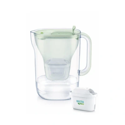 Abbildung von BRITA Style eco 2,4 L grüne Wasserfilter Kanne + Maxtra PRO All in 1 Kartusche