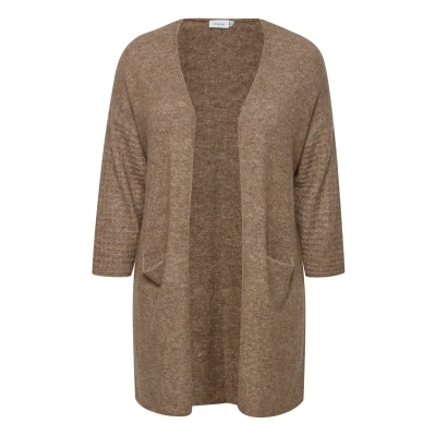 Abbildung von Fransa Fpsandy CAR Strickjacke, Damen, Größe: 42/44, Malt ball melange