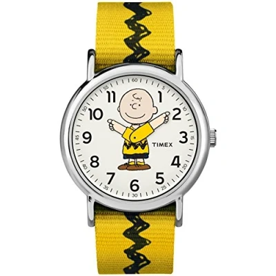 Abbildung von Timex Weekender x Peanuts 38mm Uhr TW2R41100
