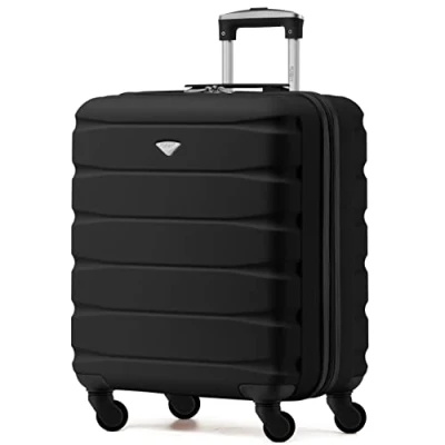 Abbildung von Flight Knight Leichte 4 Rad ABS Hartschalenkoffer, Handgepack, zugelassen fur Fluggesellschaften, einschließlich British Airways, und maximale große easyJet, Handgepacktasche 56x45x25 cm