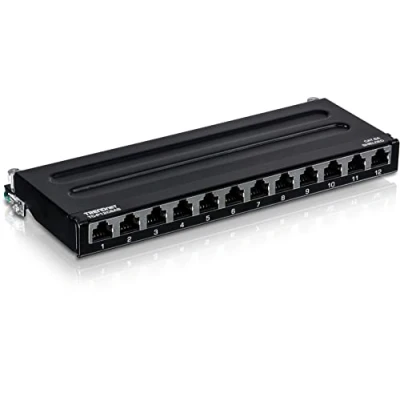 Abbildung von TRENDnet TC P12C6AS Patch Panel 12 port Cat6a geschirmt Für Wandmontage