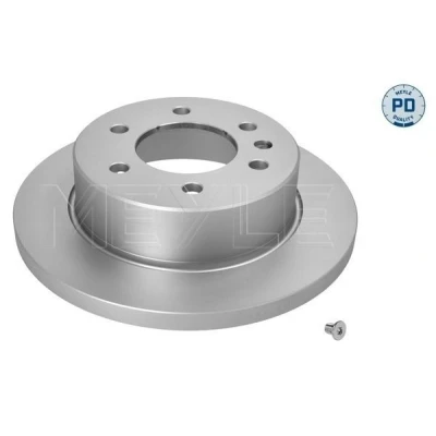 Abbildung von MEYLE 015 523 0049/PD Bremsscheibe Hinterachse 298 18 6 130 voll Zink Lamellen beschichtet MERCEDES BENZ: Sprinter 3.5 t Kastenwagen