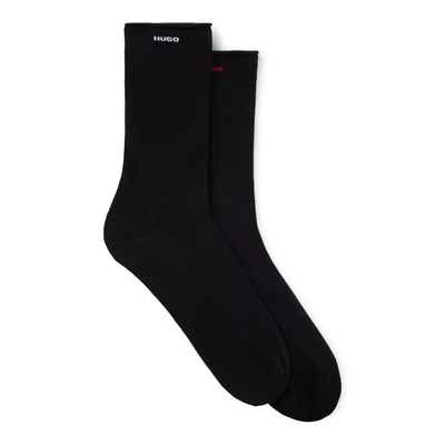 Abbildung von HUGO 2 PACK Socken, Damen, Größe: 35 38, Black