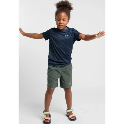 Abbildung von Jack Wolfskin Jungen Desert K Shorts, Slate Green, 176 cm