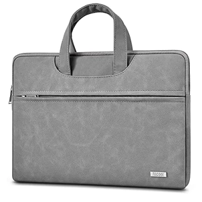 Abbildung von TECOOL 15,6 16 Zoll Laptoptasche Hülle für 15,6&quot; Lenovo Dell Acer HP Chromebook Samsung,16&quot; MacBook Pro M3 M2 2023,Matebook D16,Notebooktasche wasserdichte Schutzhülle Sleeve 15,Space Grau