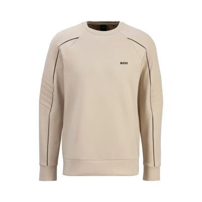 Abbildung von BOSS GREEN Sweater Salbo 1 mit Schriftzug