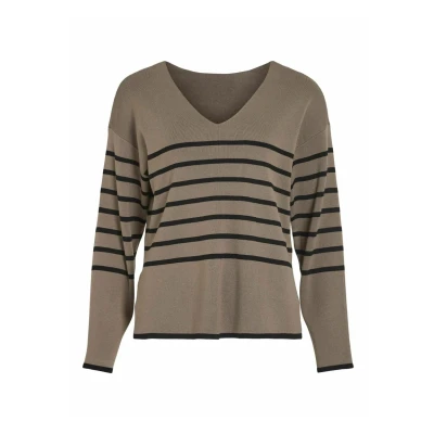 Abbildung von VILA Viostria Strickpullover, Damen, Größe: XS, Fossil