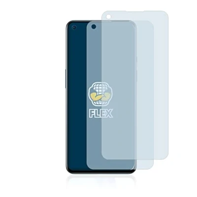 Abbildung von BROTECT 2 Stück Full Cover Schutzfolie für OnePlus 9 Screen Displayschutz Folie [3D Curved, Anti Fingerprint, Kristall Klar]
