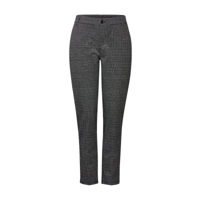 Abbildung von Street One Karierte Chino, Damen, Größe: 42x30, Schwarz