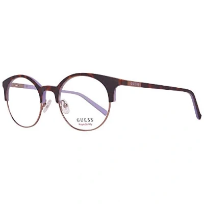 Abbildung von Guess GU3025 51052 Brillengestelle 052 Rund 51, Braun