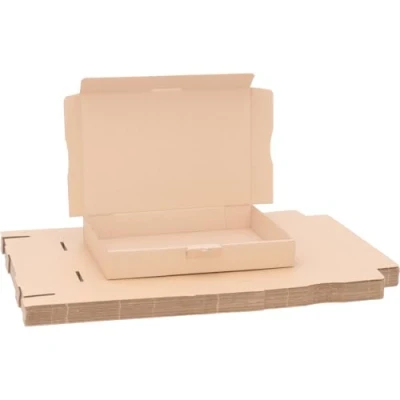 Abbildung von verpacking Maxibriefkartons 320 x 225 50 mm Maxibrief Braun MB 4 Innenmaß von 315 220 45 Versand Post Faltschachtel Versandschachtel Büchersendung optimal geeignet für den 100 Stück