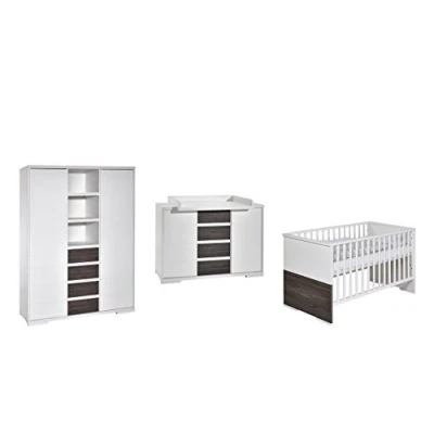 Abbildung von Schardt 11 866 32 02 Kinderzimmer 3 teilig Maxx Fleetwood bestehend aus Kombi Kinderbett, 70 x 140 cm