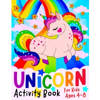 Abbildung von Unicorn activity book for kids ages 4 8